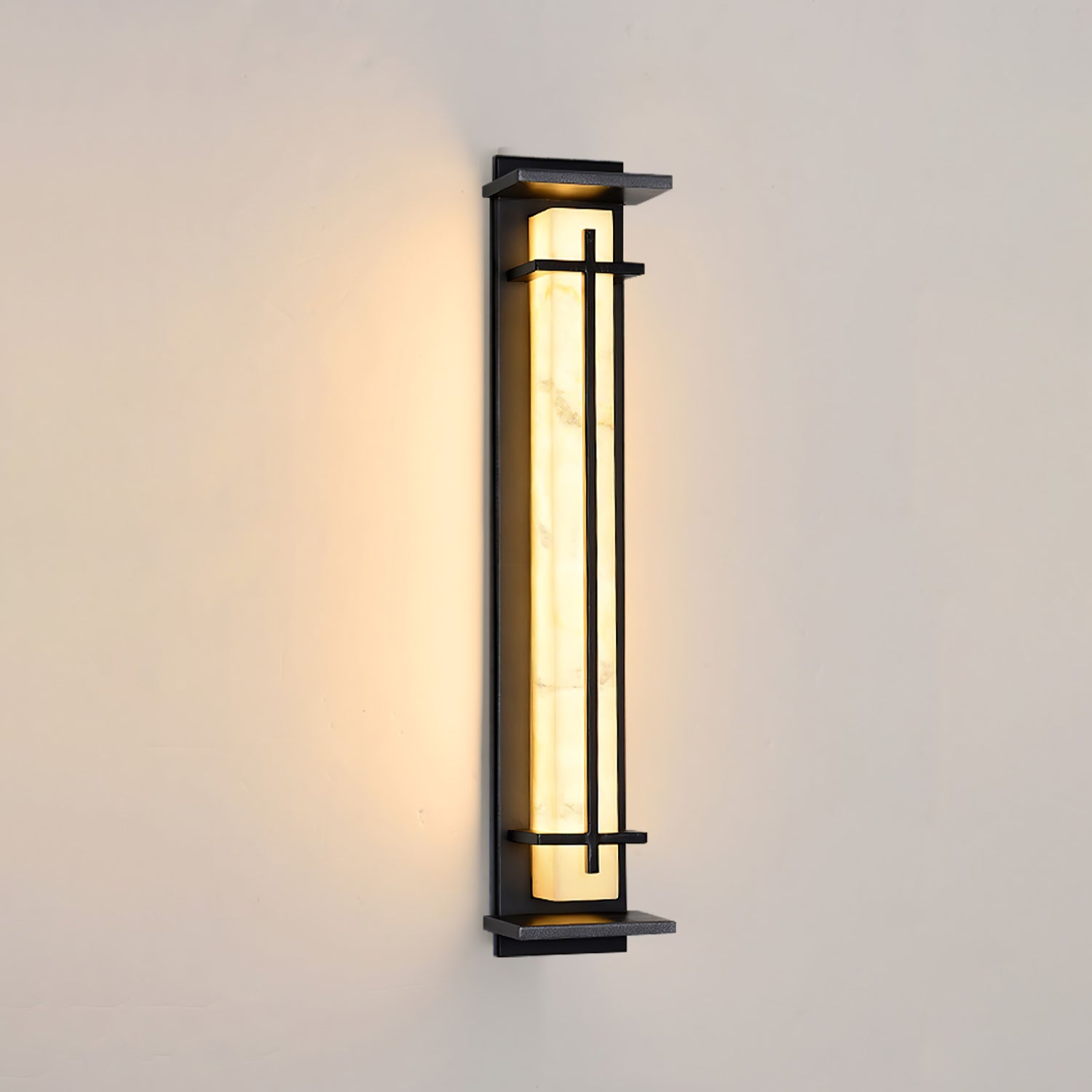 Nøordka Light Bespoke Wall Light Fixture Square Contemporary For Porch And Patio Wall Light