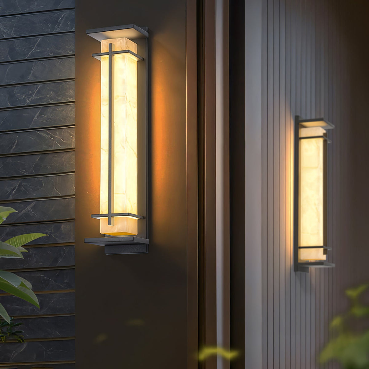 Nøordka Light Bespoke Wall Light Fixture Square Contemporary For Porch And Patio Wall Light