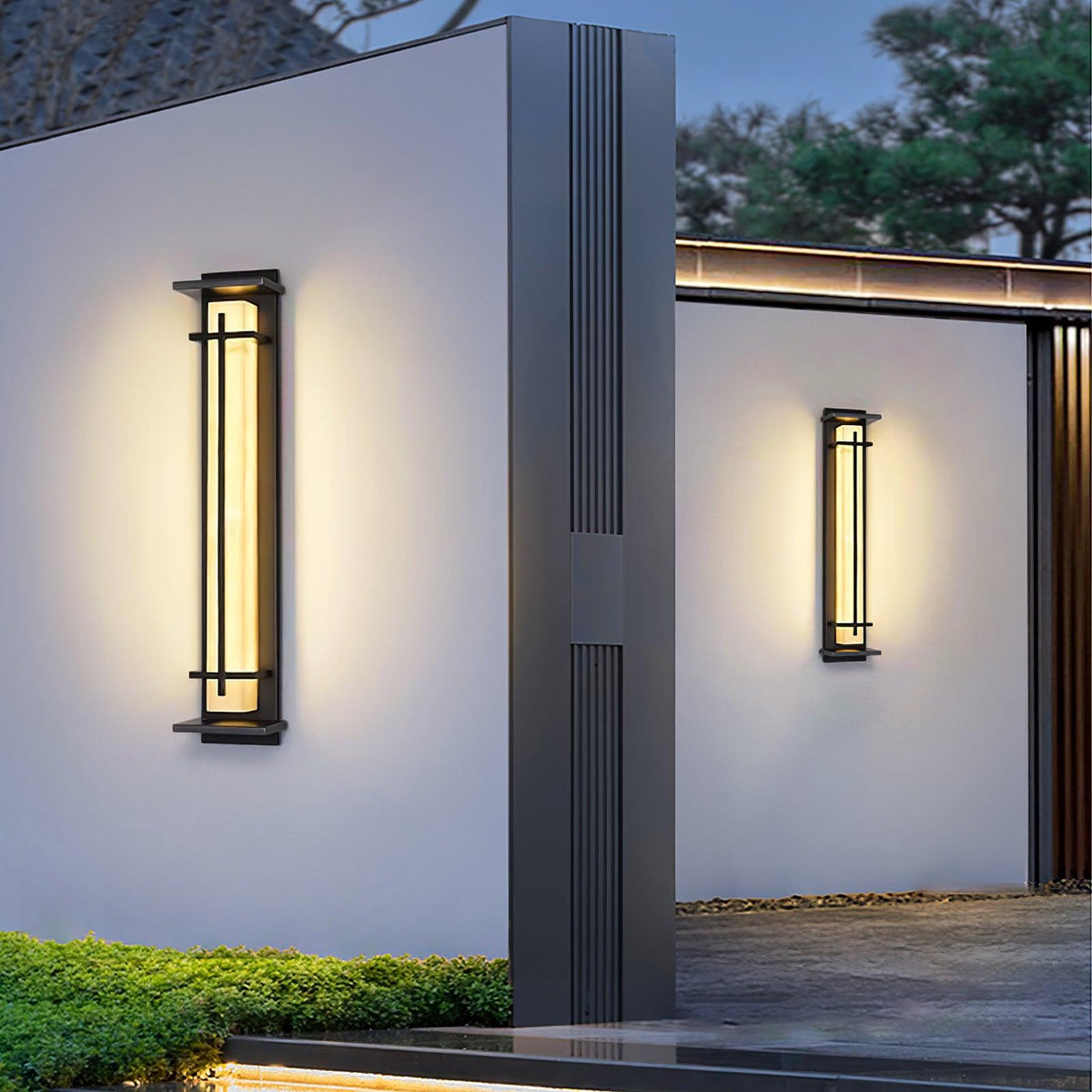 Nøordka Light Bespoke Wall Light Fixture Square Contemporary For Porch And Patio Wall Light