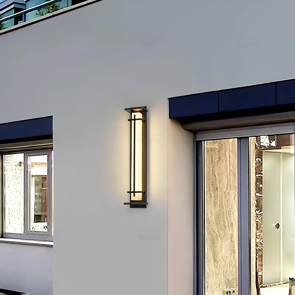 Nøordka Light Bespoke Wall Light Fixture Square Contemporary For Porch And Patio Wall Light