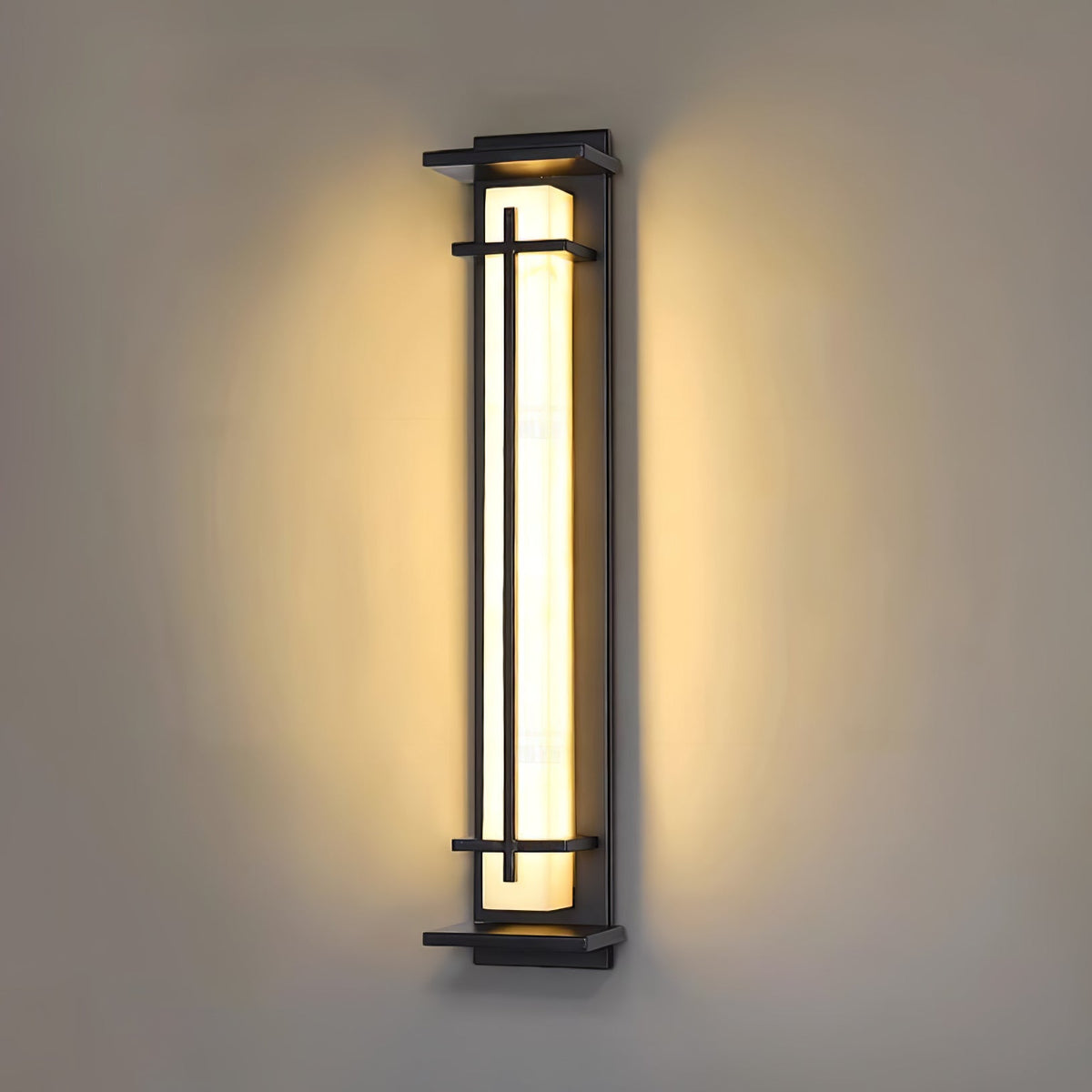 Nøordka Light Bespoke Wall Light Fixture Square Contemporary For Porch And Patio Wall Light