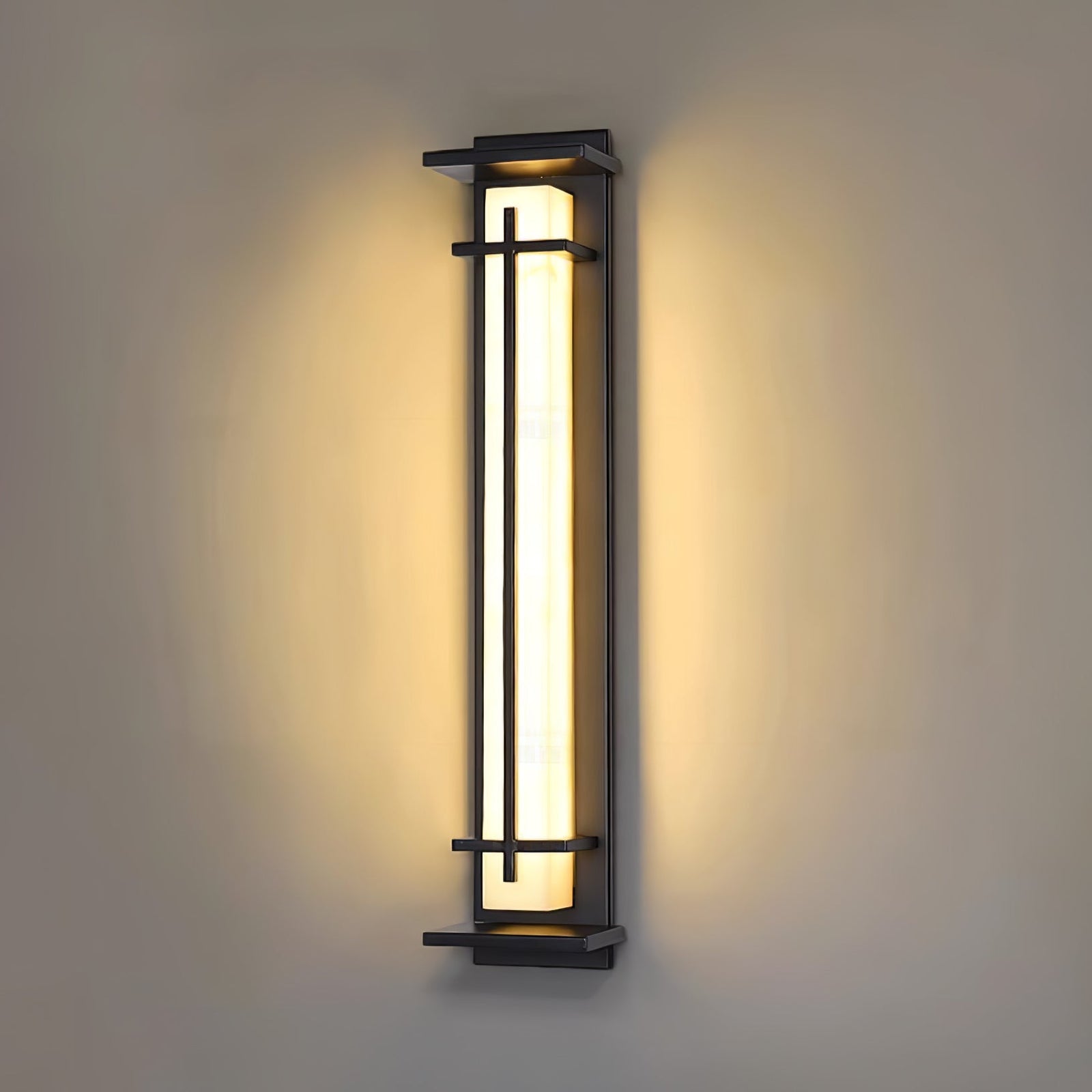 Nøordka Light Bespoke Wall Light Fixture Square Contemporary For Porch And Patio Wall Light