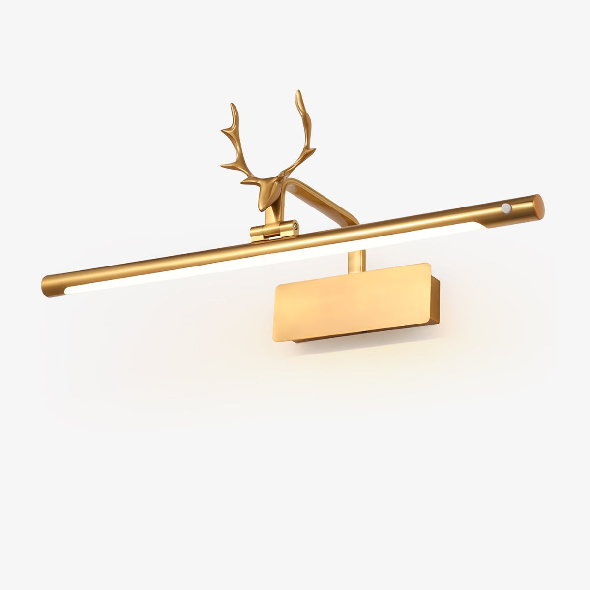 Nøordka Light Bespoke Wall Light Fixture Stag Horn Handcrafted Antique Brass Finish Wall Light