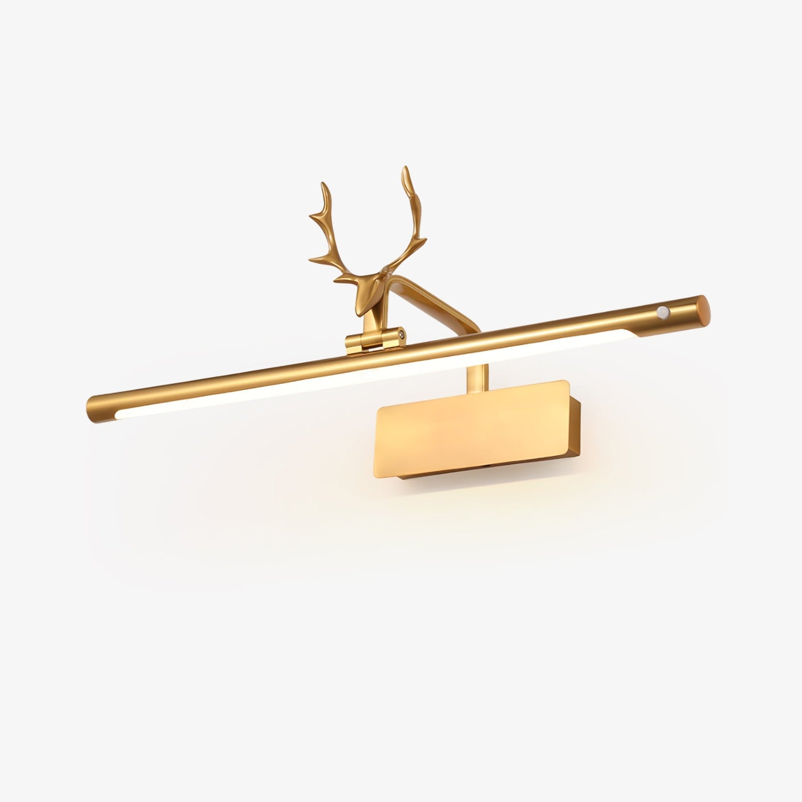 Nøordka Light Bespoke Wall Light Fixture Stag Horn Handcrafted Antique Brass Finish Wall Light