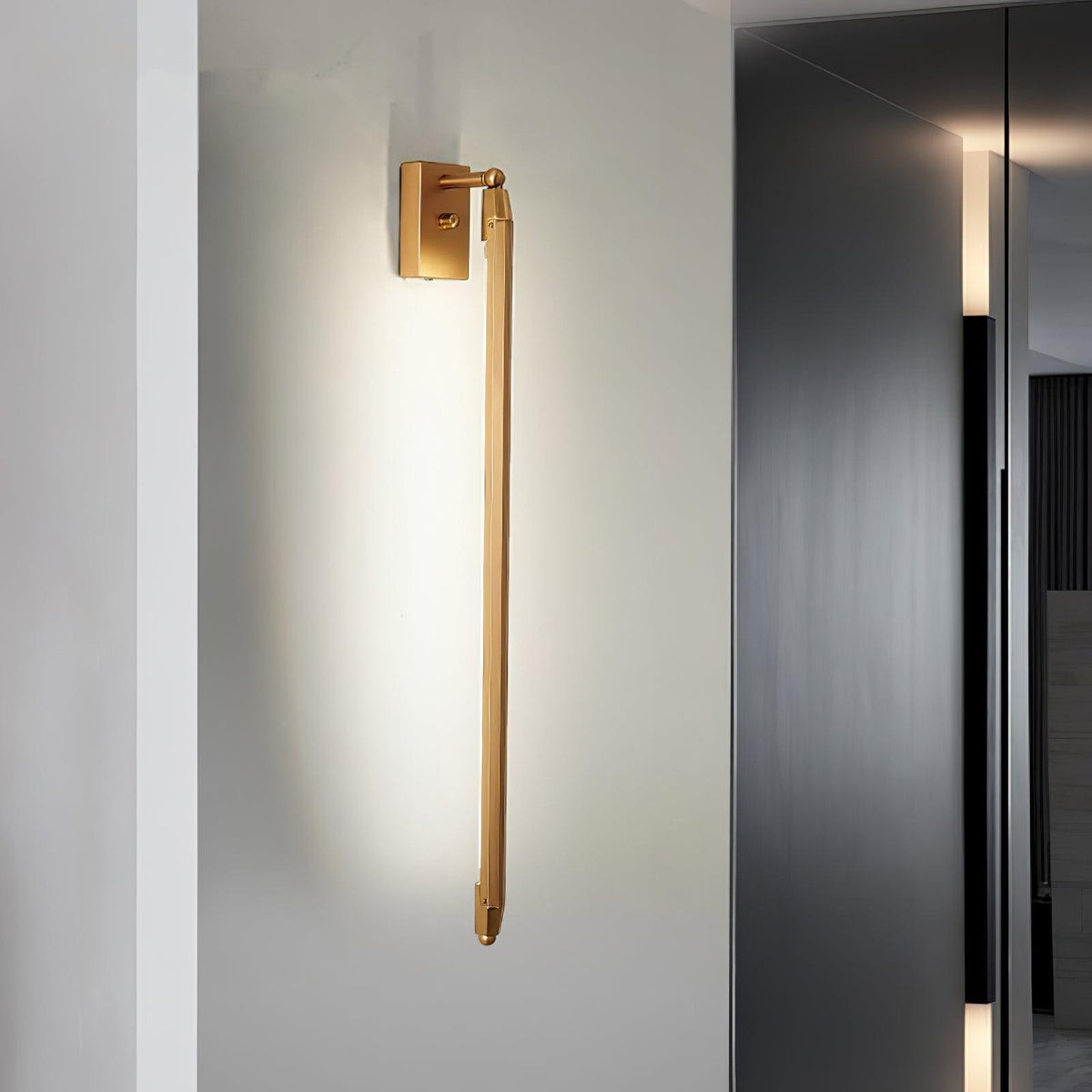 Nøordka Light Bespoke Wall Light Fixture T Shaped Tube Contemporary Adjustable Wall Light