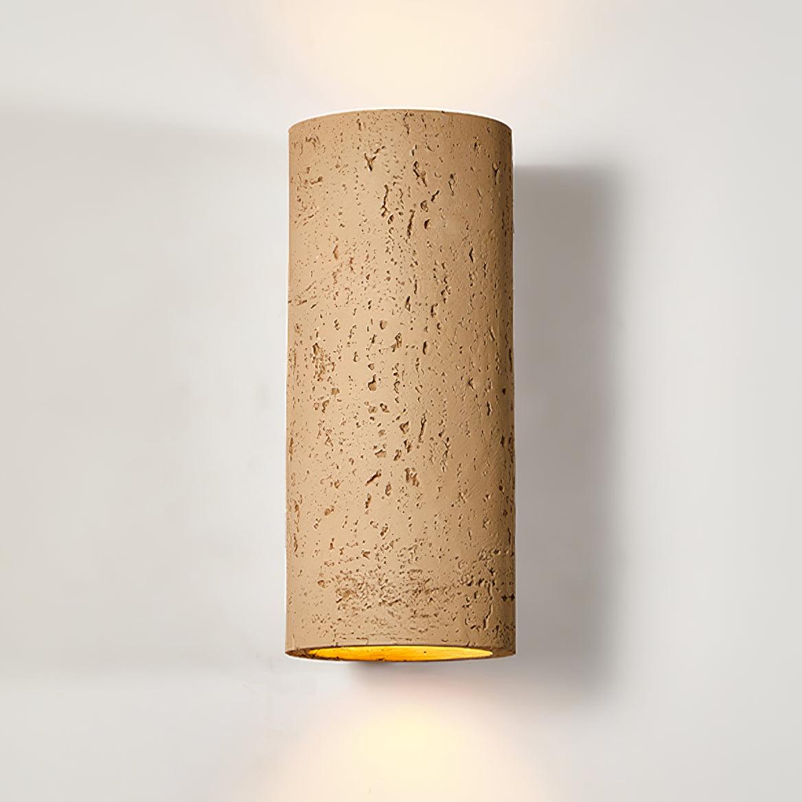Nøordka Light Bespoke Wall Light Fixture Textured Cylinder Contemporary Wall Light