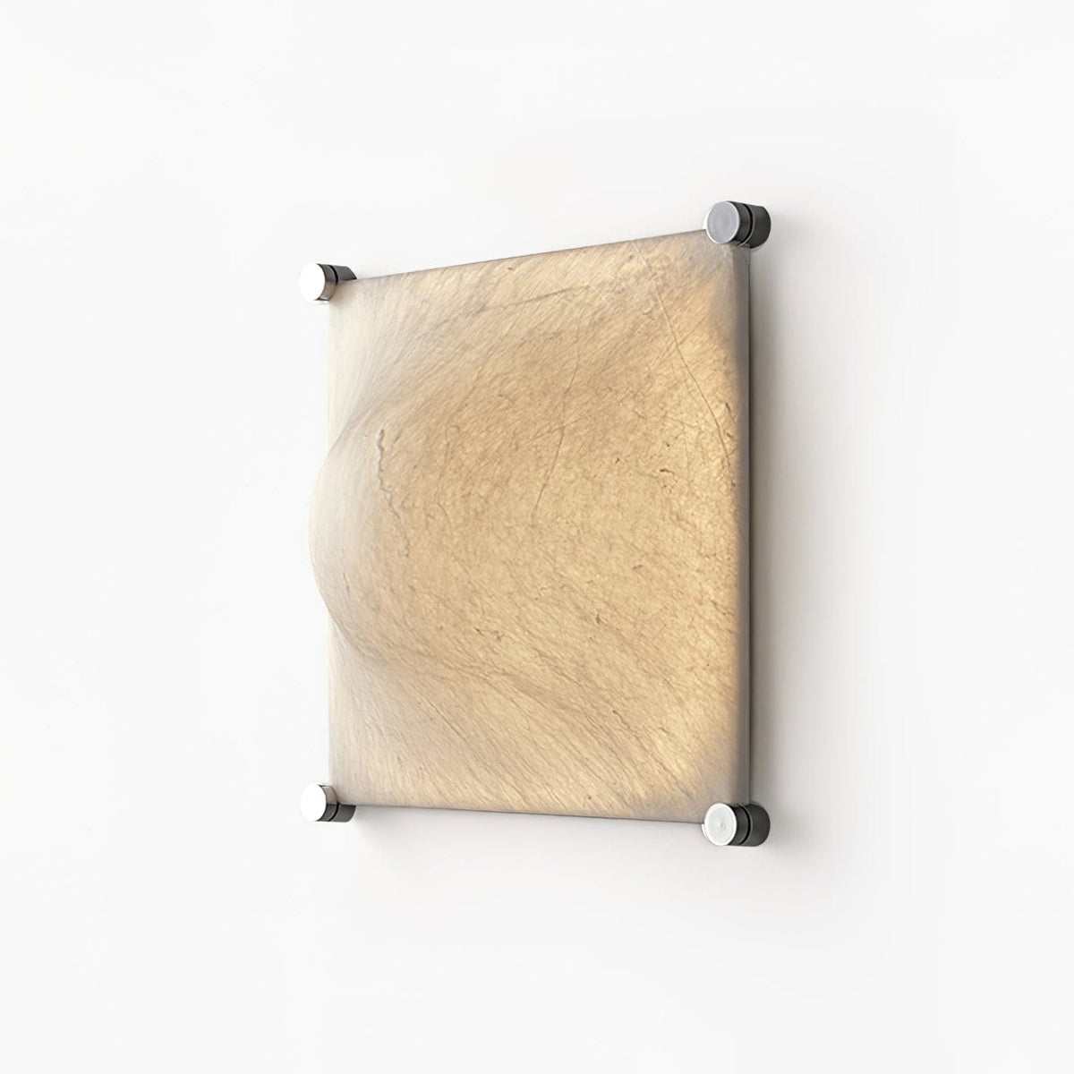 Nøordka Light Bespoke Wall Light Fixture Textured Silk Shade Contemporary Wall Light
