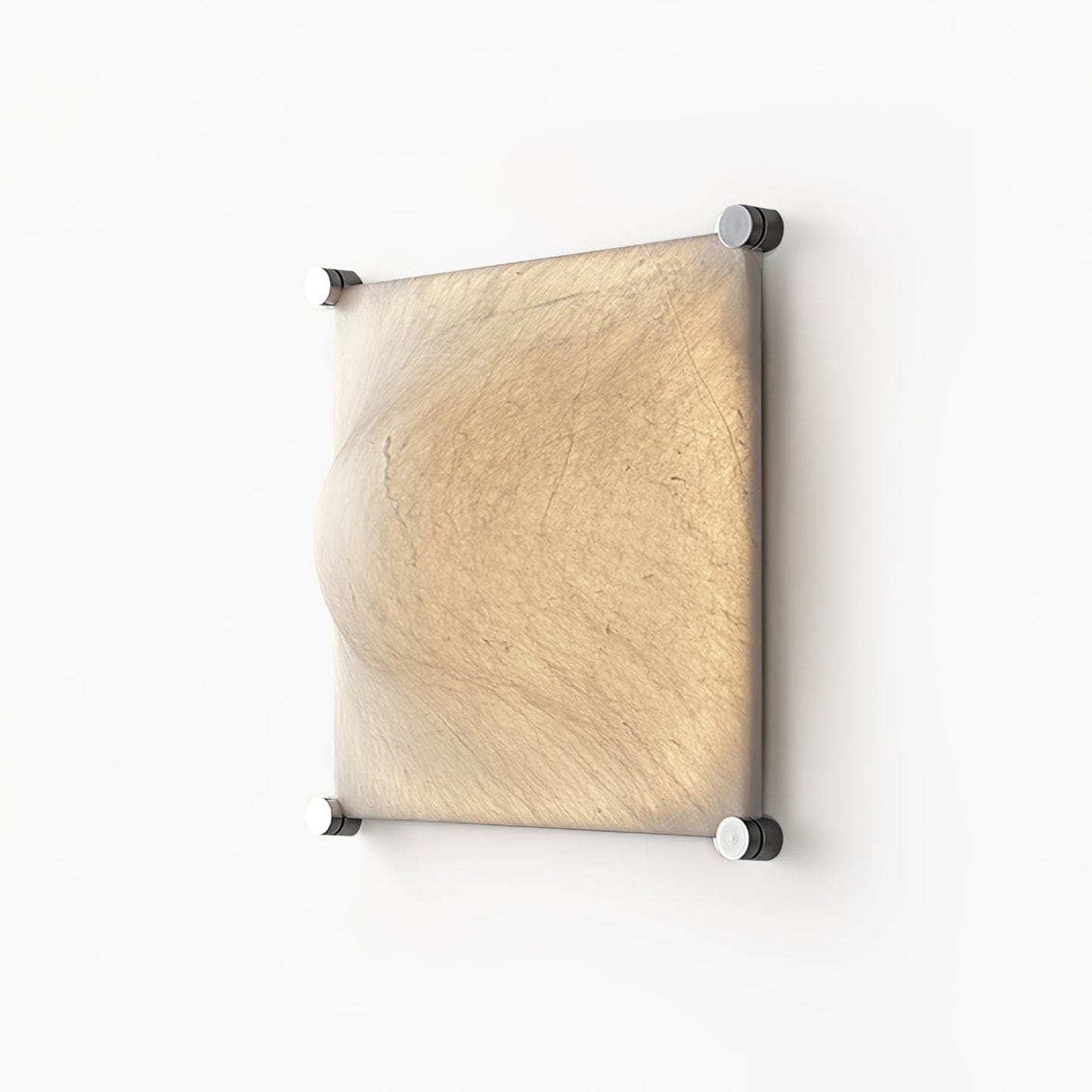 Nøordka Light Bespoke Wall Light Fixture Textured Silk Shade Contemporary Wall Light