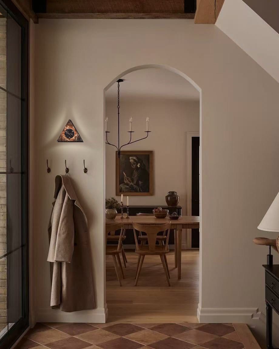 Nøordka Light Bespoke Wall Light Fixture Triangular Marble Contemporary Wall Light