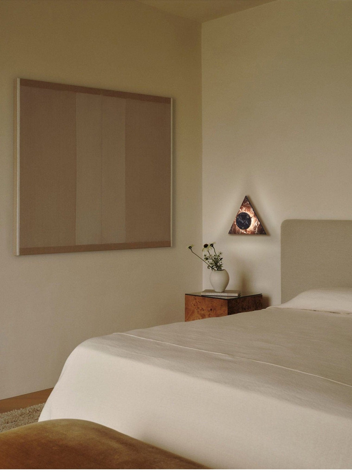 Nøordka Light Bespoke Wall Light Fixture Triangular Marble Contemporary Wall Light