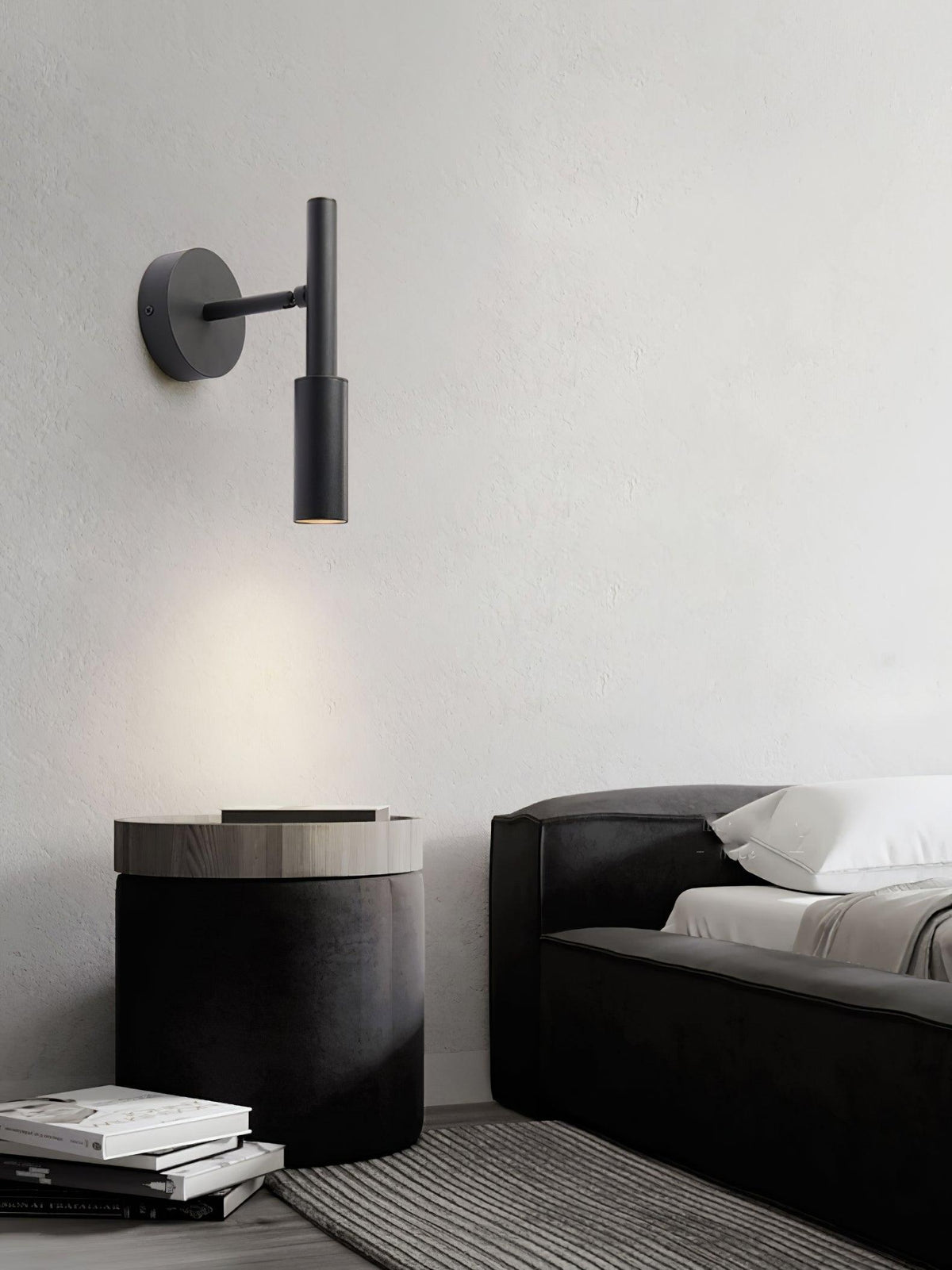 Nøordka Light Bespoke Wall Light Fixture Tubular Contemporary Bedhead Mounted Wall Light