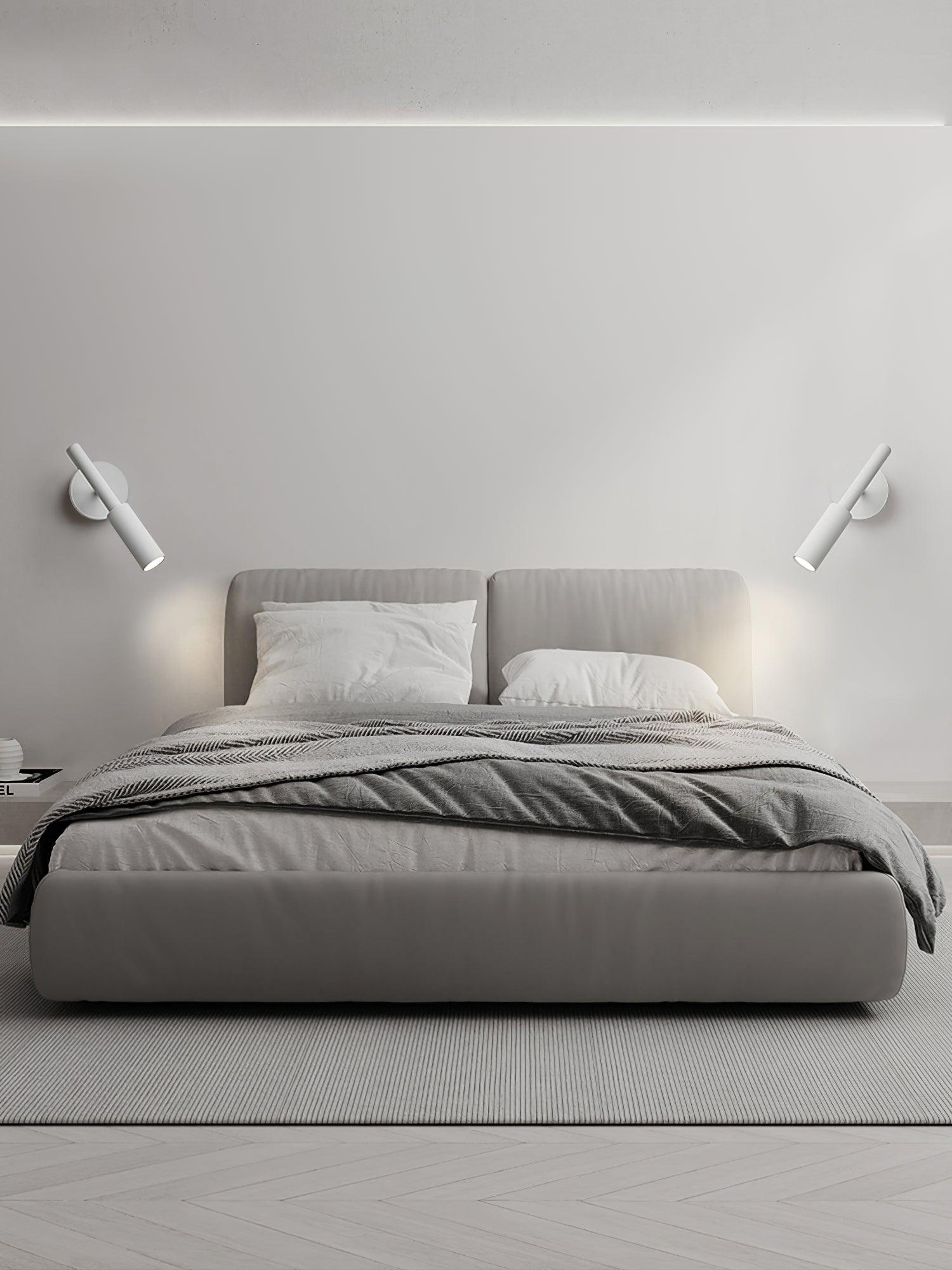 Nøordka Light Bespoke Wall Light Fixture Tubular Contemporary Bedhead Mounted Wall Light