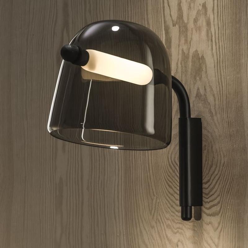 Nøordka Light Bespoke Wall Light Fixture Tubular Handblown Glass Contemporary Wall Light