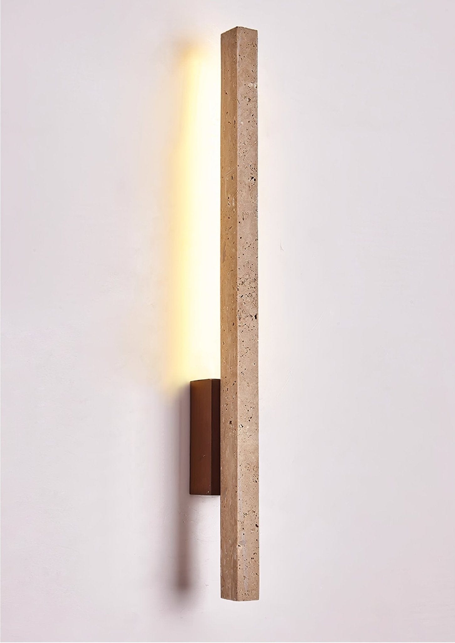 Nøordka Light Bespoke Wall Light Fixture Vertical Stone Nordic Inspired Wall Light