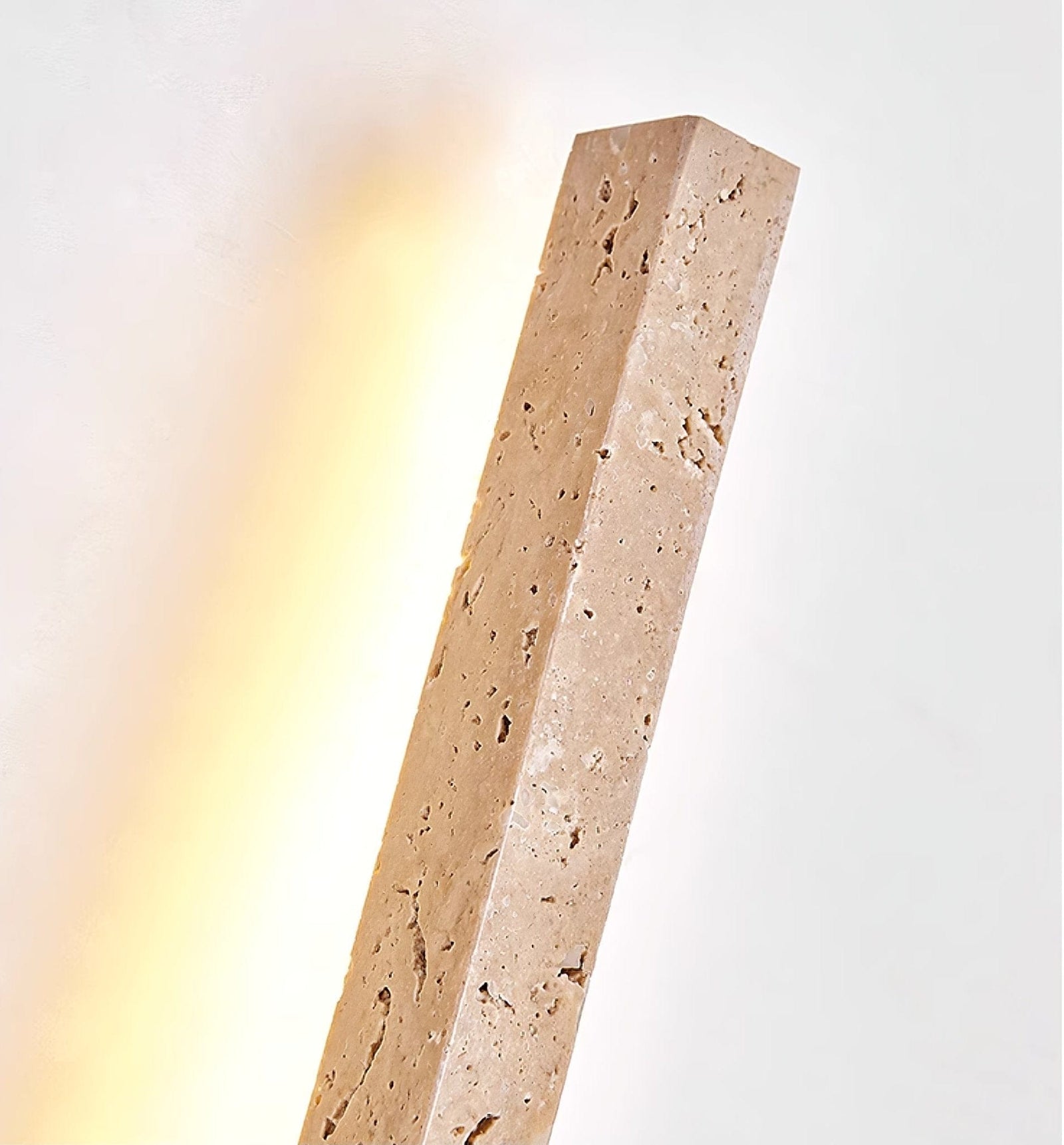 Nøordka Light Bespoke Wall Light Fixture Vertical Stone Nordic Inspired Wall Light