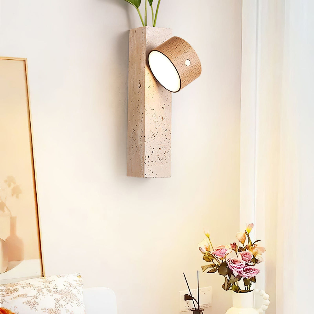 Nøordka Light Bespoke Wall Light Fixture Wood Nordic Inspired Adjustable Wall Light