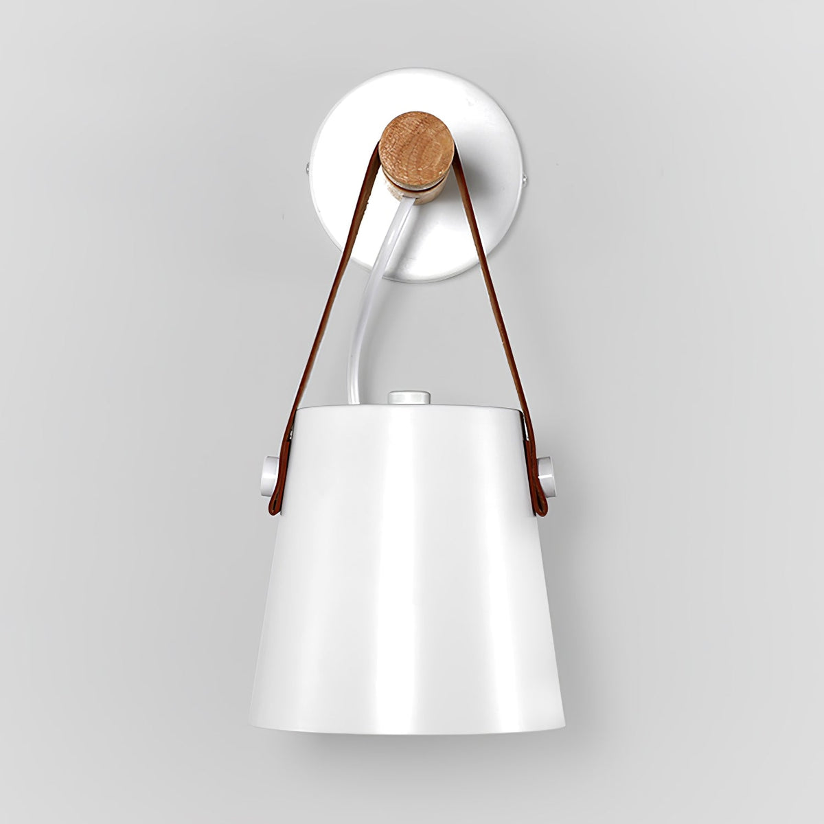 Nøordka Light Bespoke Wall Light Fixture Wooden Conical Nordic Inspired Wall Light