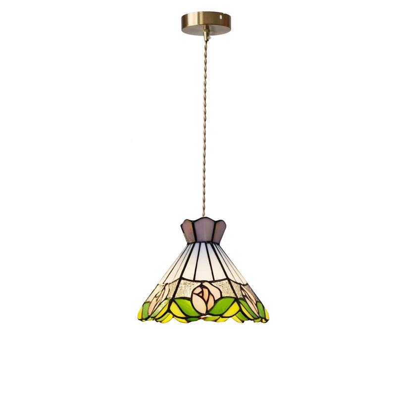 Nøordka Light Ceiling Light Fixtures A Color Tiffany Glass Industrial Loft Pendant Light Fixture