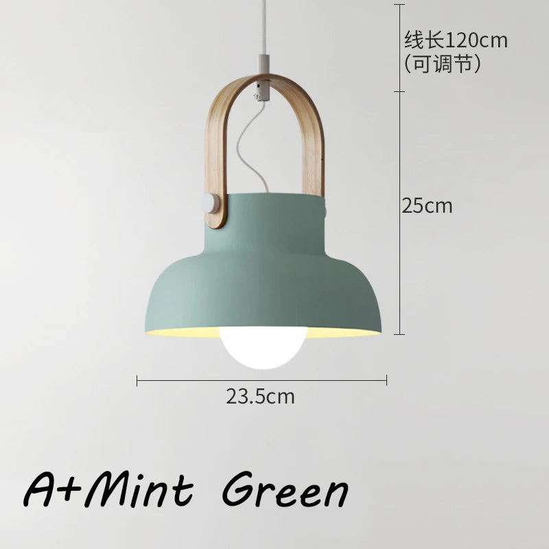 Nøordka Light Ceiling Light Fixtures A3 Macaron Bucket Style Pendant Light Fixture