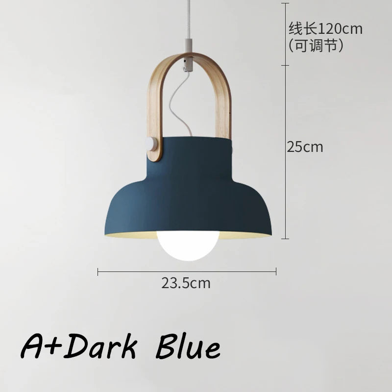Nøordka Light Ceiling Light Fixtures A4 Macaron Bucket Style Pendant Light Fixture