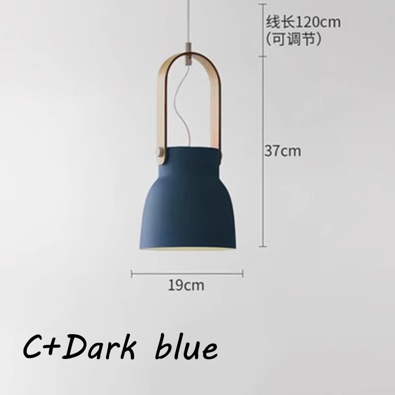 Nøordka Light Ceiling Light Fixtures C4 Macaron Bucket Style Pendant Light Fixture