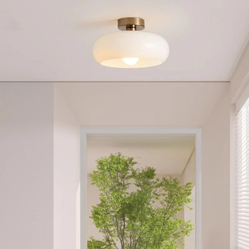 Nøordka Light Ceiling Light Fixtures Cream White / 12W Three Color Creative Minimalist Flush-Mount Ceiling Light