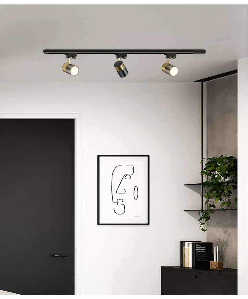Nøordka Light Ceiling Light Fixtures Industrial Track Light Spotlight Fixture