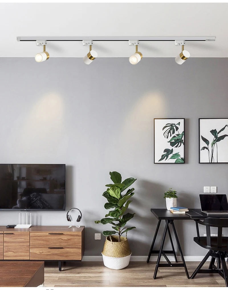 Nøordka Light Ceiling Light Fixtures Industrial Track Light Spotlight Fixture