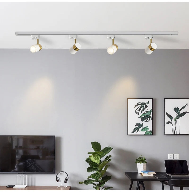 Nøordka Light Ceiling Light Fixtures Industrial Track Light Spotlight Fixture