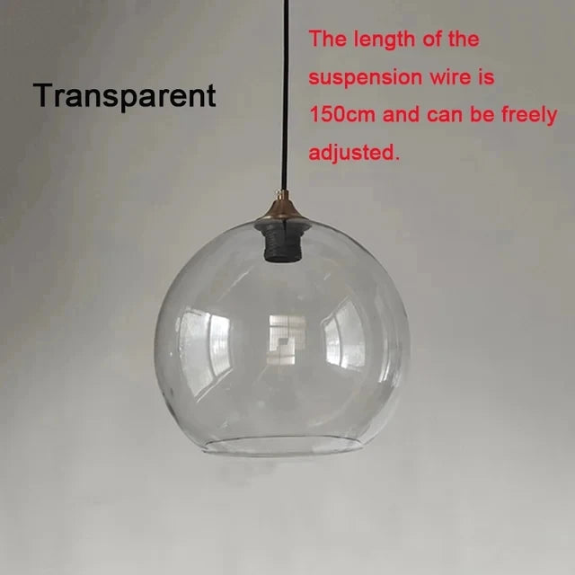 Nøordka Light Ceiling Light Fixtures Mid Century Modern Glass Ball Pendant Light Fixture