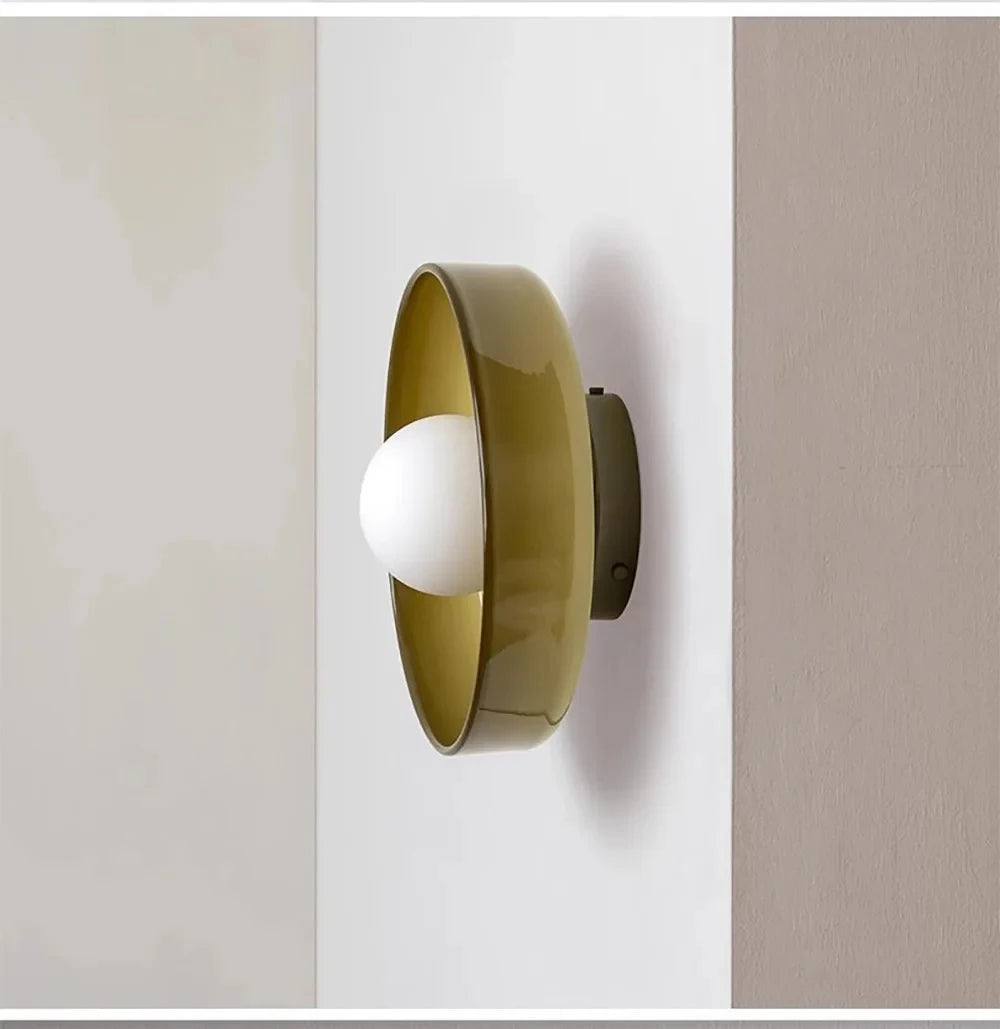 Nøordka Light Ceiling Light Fixtures Mid Century Modern Glass Dome Flush Mount Ceiling Light