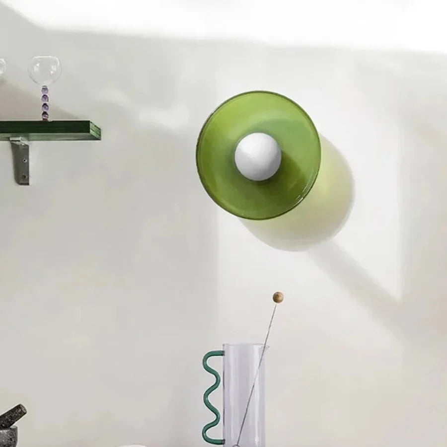 Nøordka Light Ceiling Light Fixtures Mid Century Modern Glass Dome Flush Mount Ceiling Light