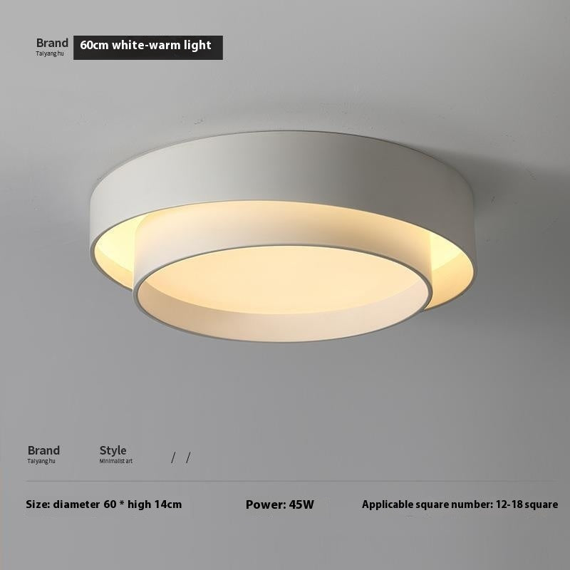Nøordka Light Ceiling Light Fixtures Minimalist Creative Flush-Mount Ceiling Light for Bedroom