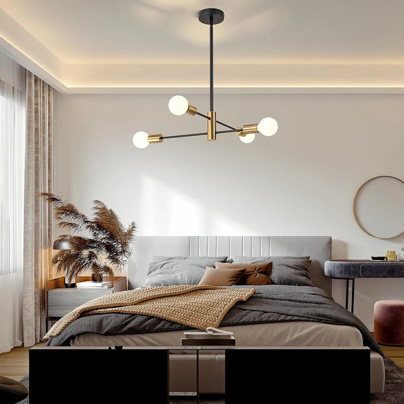 Nøordka Light Ceiling Light Fixtures Modern Energy Saving Black & Gold Branch Flush Mount Ceiling Light