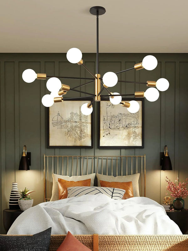 Nøordka Light Ceiling Light Fixtures Modern Energy Saving Black &amp; Gold Branch Flush Mount Ceiling Light