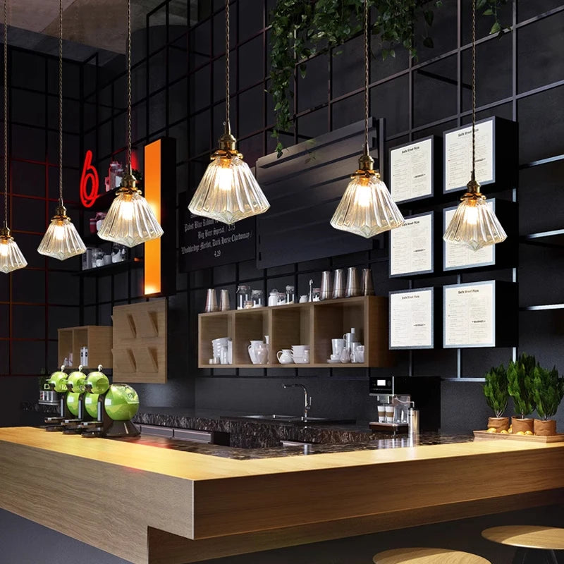 Nøordka Light Ceiling Light Fixtures Modern Glass Pendant Light for Dining Rooms, Kitchen Islands & Bars