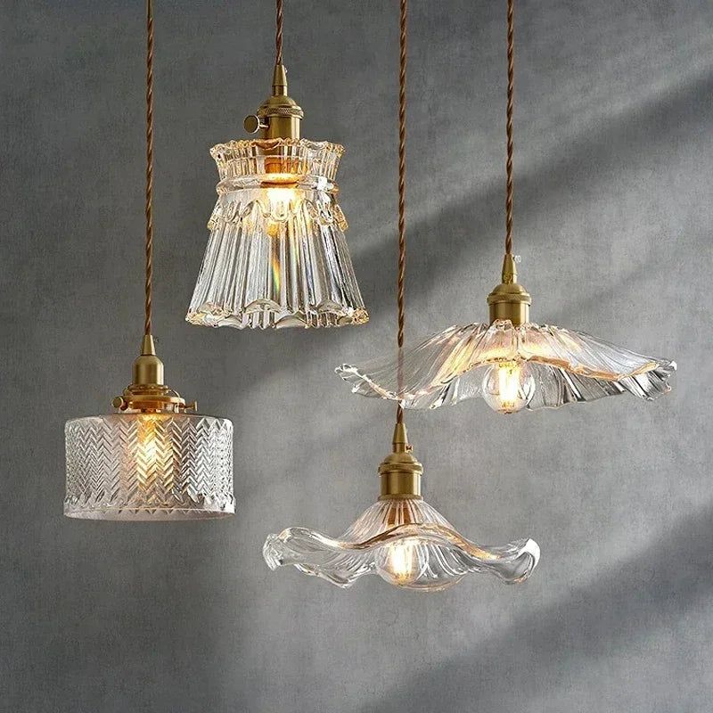 Nøordka Light Ceiling Light Fixtures E Modern Glass Pendant Light for Dining Rooms, Kitchen Islands & Bars