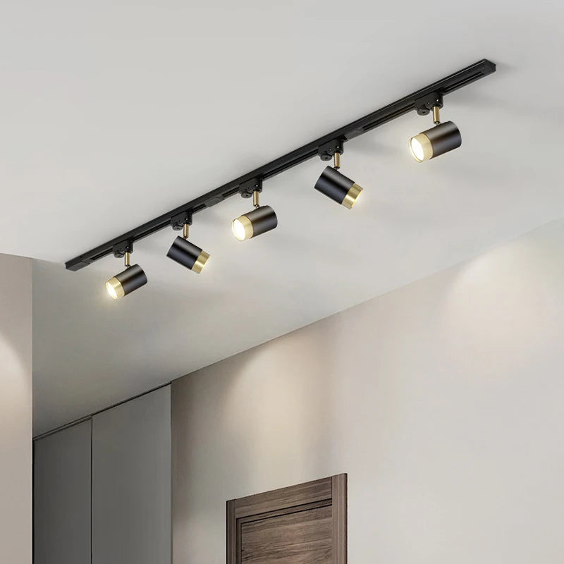 Nøordka Light Ceiling Light Fixtures Multi-Angle Adjustable Flush-Mount Spotlight Track Lighting Fixture