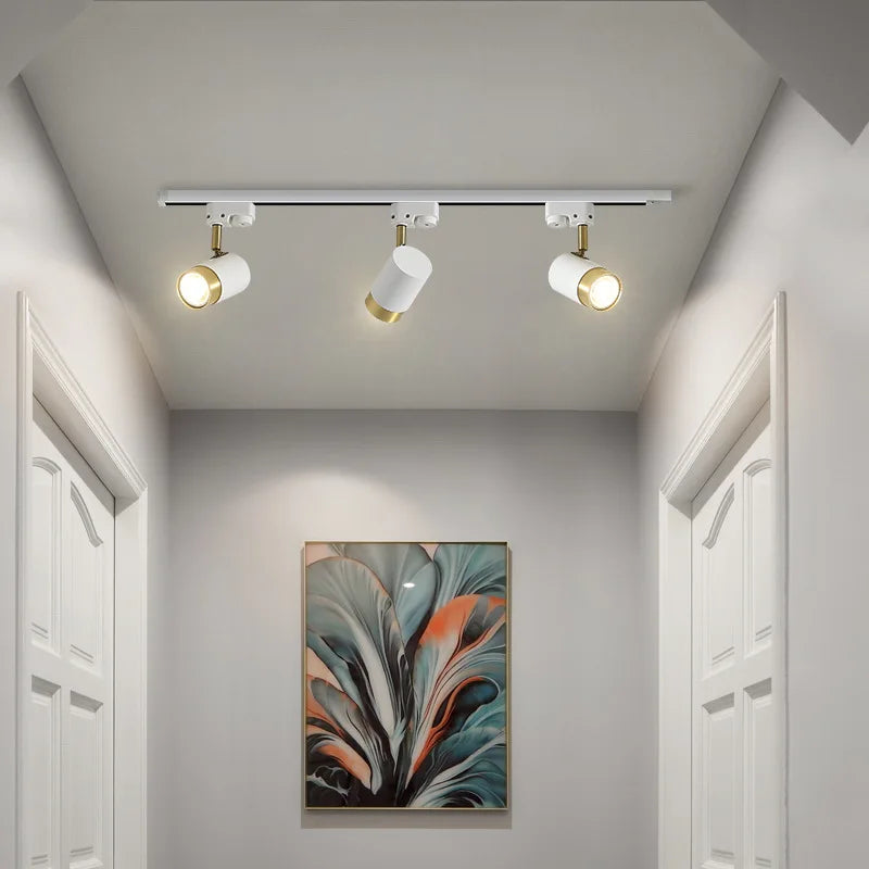 Nøordka Light Ceiling Light Fixtures Multi-Angle Adjustable Flush-Mount Spotlight Track Lighting Fixture
