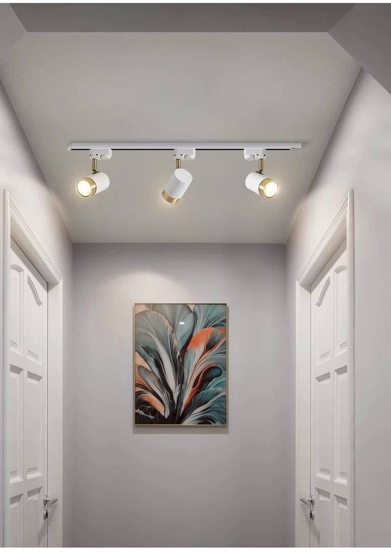 Nøordka Light Ceiling Light Fixtures Multi-Angle Adjustable Flush-Mount Spotlight Track Lighting Fixture
