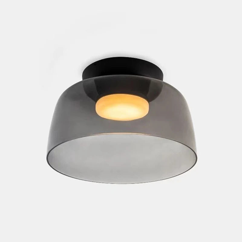 Nøordka Light Ceiling Light Fixtures Nordic Modern Glass Flush Mount Ceiling Light