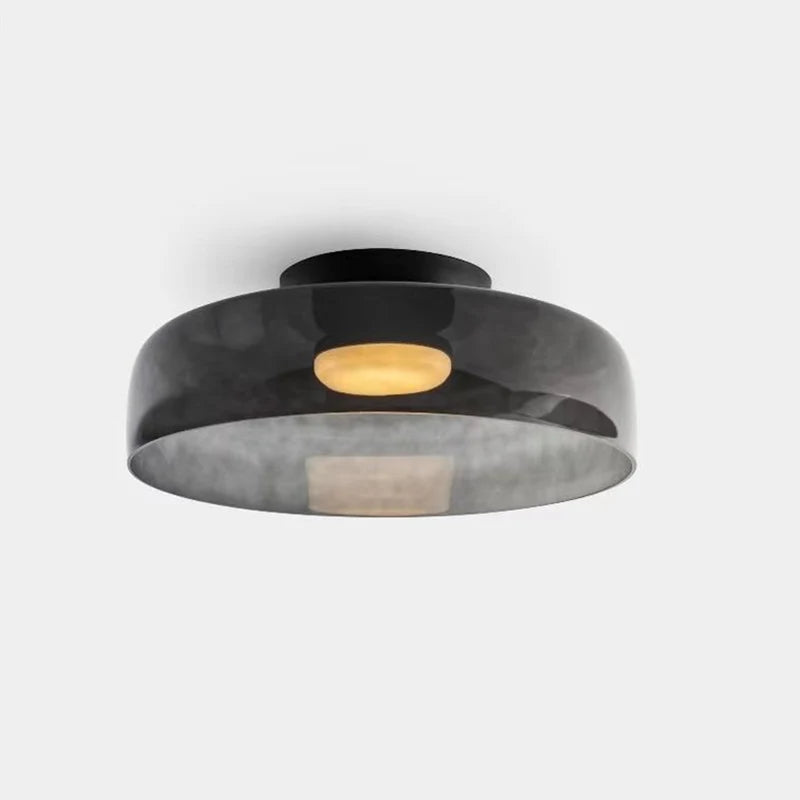 Nøordka Light Ceiling Light Fixtures Nordic Modern Glass Flush Mount Ceiling Light
