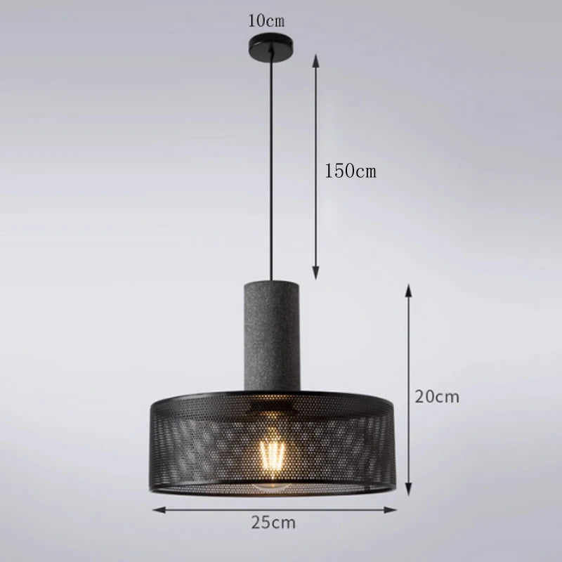 Nøordka Light Ceiling Light Fixtures Vintage Concrete Tone Pendant Light Fixture