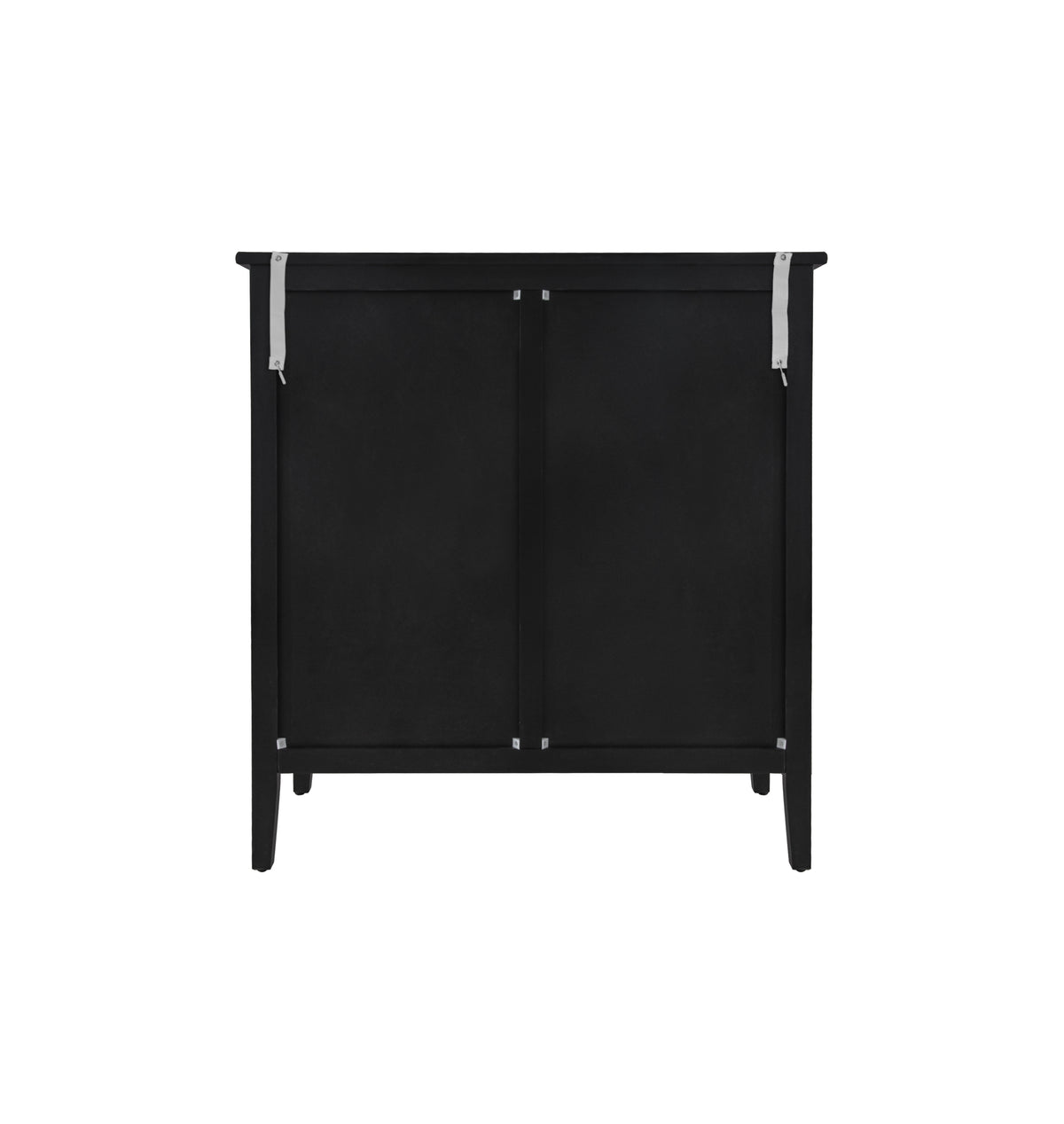 Nøordka Light Dresser Default 32" Black Hollow-Carved 3 Drawer Cabinet &amp; Dresser with Metal Handling