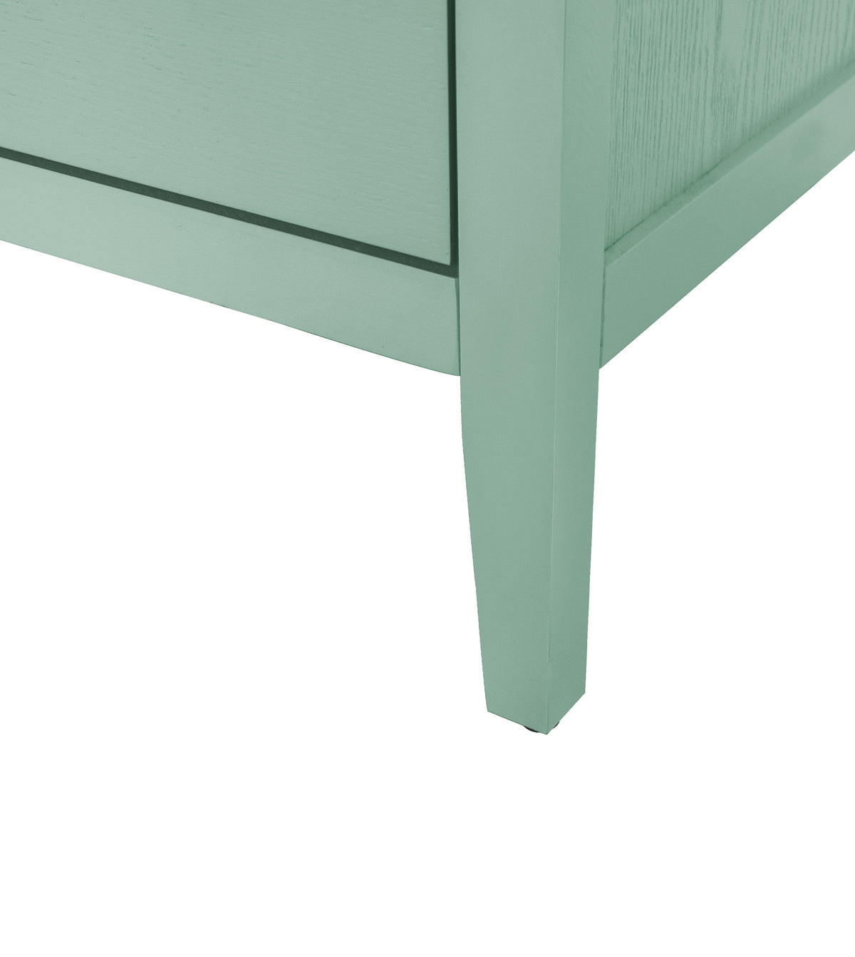 Nøordka Light Dresser Default 32" Light Green Hollow-Carved 3 Drawer Cabinet Dresser with Metal Handling