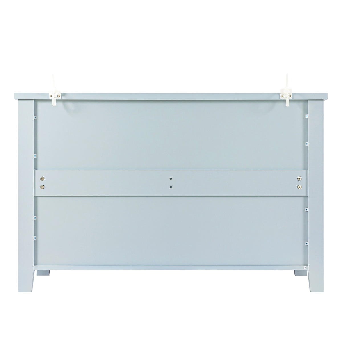 Nøordka Light Dresser Default 50" Grayish Blue Solid Wood Drawer Dresser Cabinet