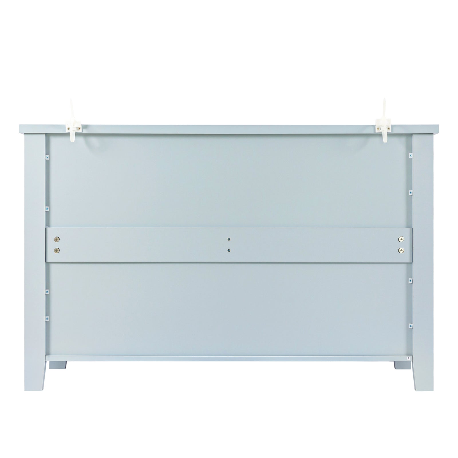 Nøordka Light Dresser Default 50" Grayish Blue Solid Wood Drawer Dresser Cabinet