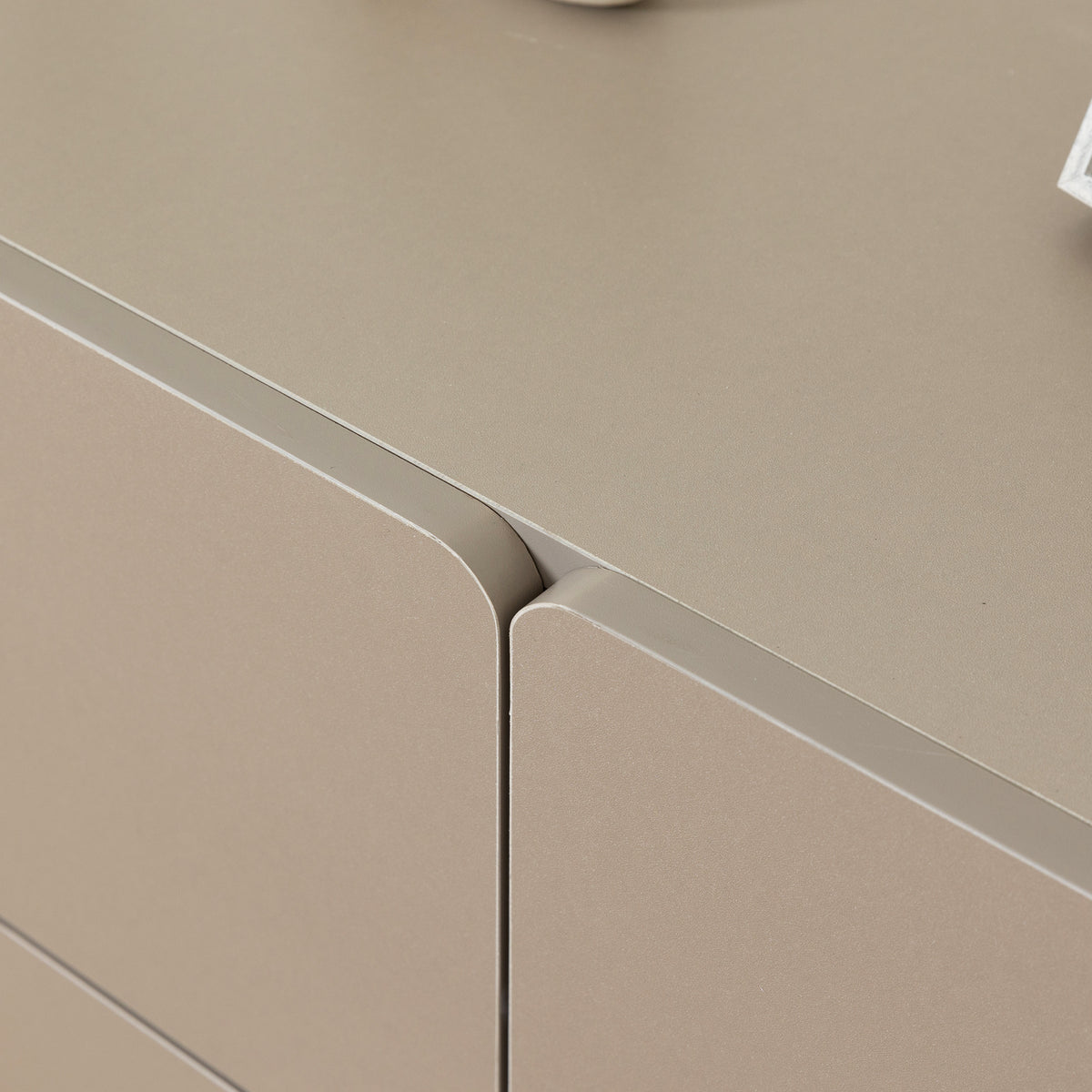 Nøordka Light Dresser Default 50" Light Gray Drawer Dresser Cabinet With Six Drawers