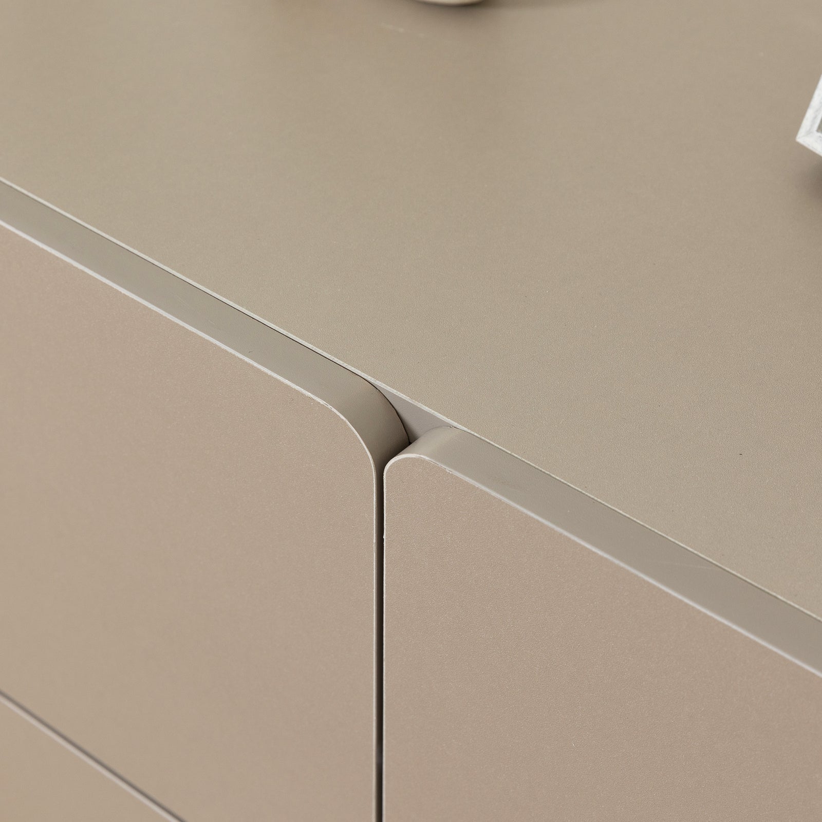 Nøordka Light Dresser Default 50" Light Gray Drawer Dresser Cabinet With Six Drawers