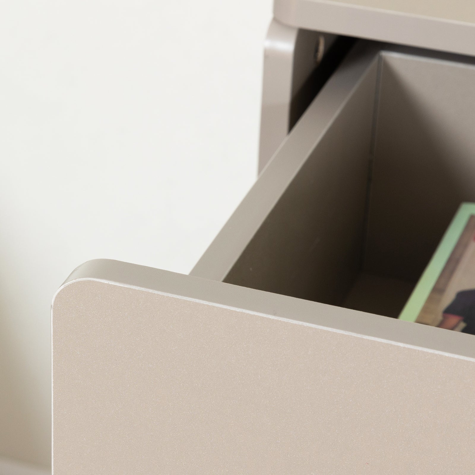 Nøordka Light Dresser Default 50" Light Gray Drawer Dresser Cabinet With Six Drawers